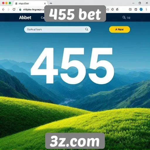 Interface do usuário do 455 bet é intuitiva e moderna